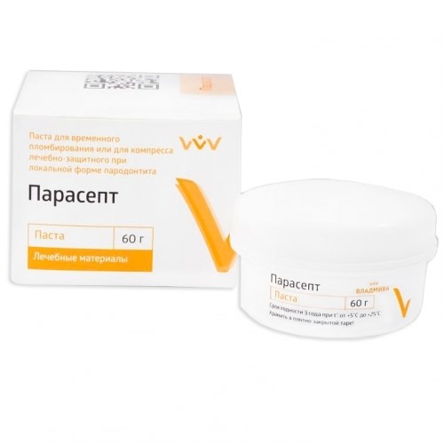 Парасепт-самотвердеющая паста 60г (Владмива) 00000001938 - фото 320622