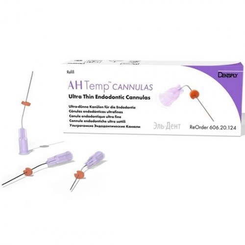 AH Temp Cannulas - ультратонкие эндодонтические канюли  20шт, Dentsply Sirona 1231914920 - фото 321711