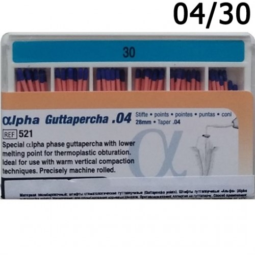 Альфа Гуттаперча (Alpha Guttapercha) №30 04 L28, VDW (Германия) 0001911091 - фото 326227
