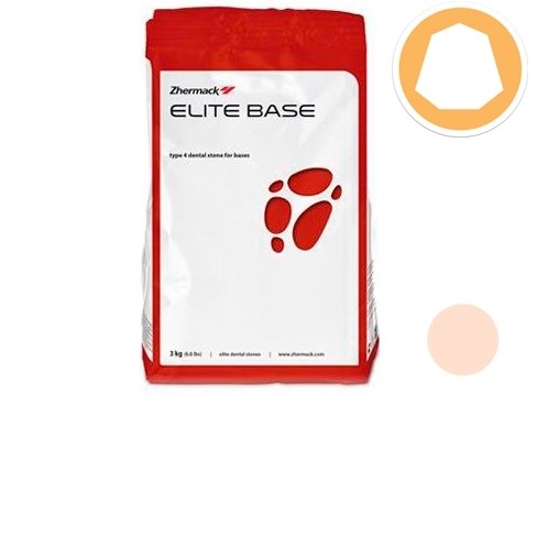 Elite Base Peach Orange IV класс (оранжевый)  3 кг-супергипс 410433 0001914569 - фото 329578