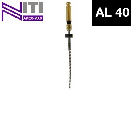 Apex-Max AL 40/02 25мм (4шт)-машинные файлы для апикального расширения 1231913992 - фото 331624