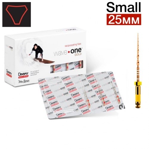 WaveOne Gold Small 25мм (6 шт.) - реципрокный инструмент эндодонтический в блистерах 1231914931 - фото 332533