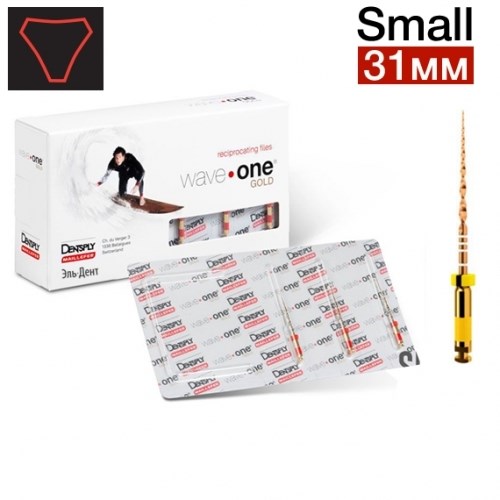 WaveOne Gold Small 31мм (6 шт.) - реципрокный инструмент эндодонтический в блистерах 1231914932 - фото 332540