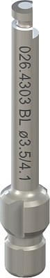 Короткое профильное сверло BL, Ø 4,1 мм, Stainless steel 026.4303 - фото 338273