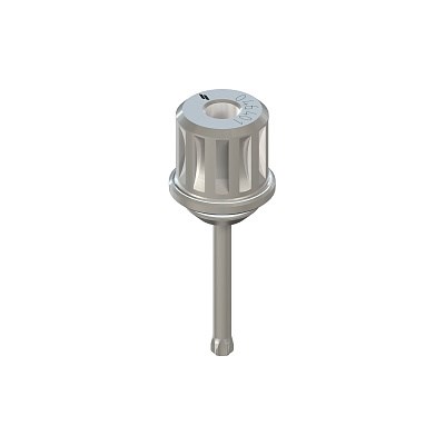 Короткая отвертка SCS для ключа-трещотки, L 21 мм, Stainless steel 046.401 - фото 338333
