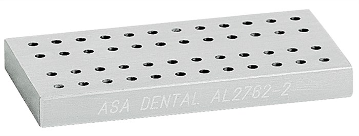 Asa Dental AL2762-2 - подставка для боров, 48. шт угловые, алюминий AL2762-2 - фото 343004
