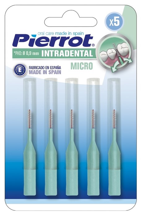 Ершики межзубные Pierrot Micro Interdental (0.9 мм) уп. 5 шт. 8411732104928 - фото 346494