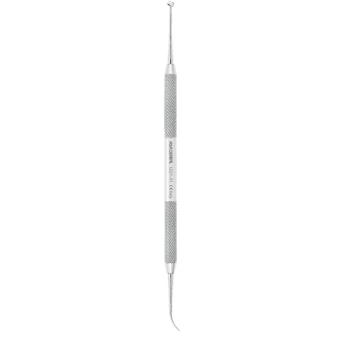 Asa Dental 1221-31 - штопфер N31 двусторонний (гладилка-клювик) 1221-31 - фото 346648