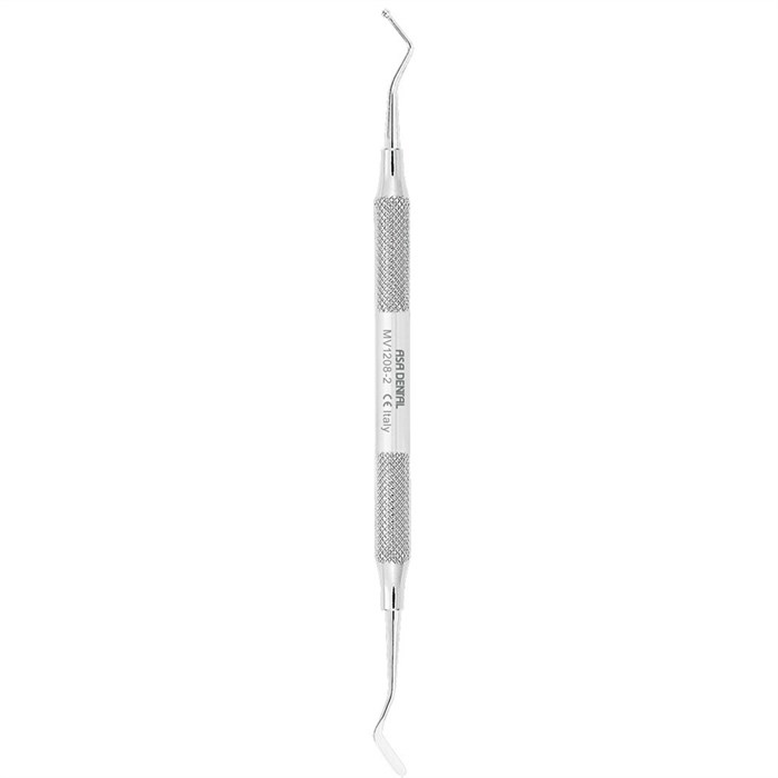 Asa Dental MV1208-2 - штопфер-гладилка N2 двусторонняя (шарик-гладилка) MV1208-2 - фото 346679