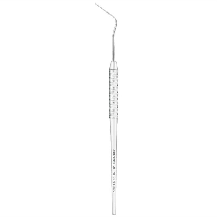 Asa Dental ML0700-3R - зонд N3R односторонний изогнутый Leonardo с легкой ручкой ML0700-3R - фото 346688