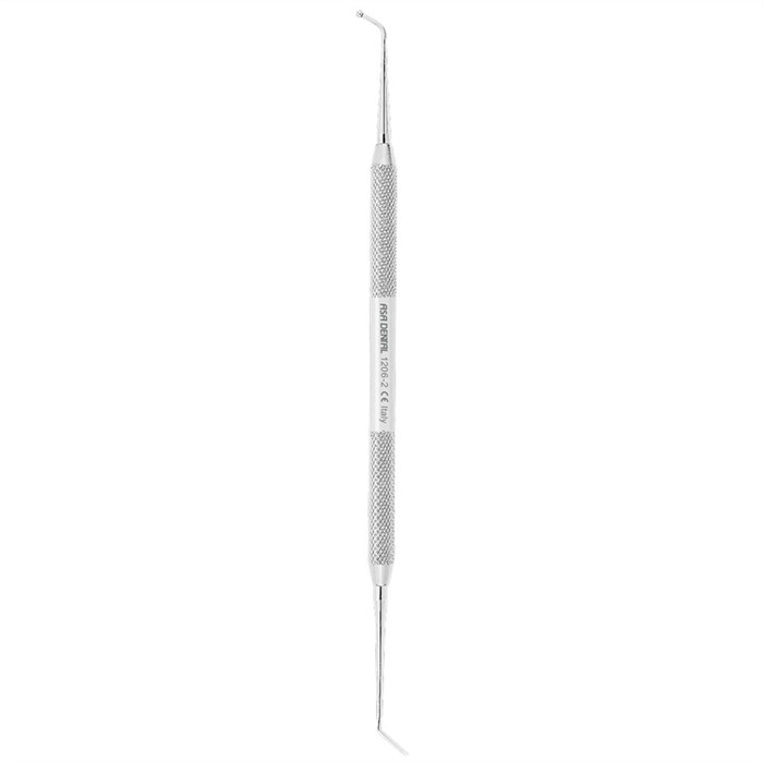 Asa Dental 1206-2 - штопфер-гладилка N2 двусторонняя (шарик-гладилка) 1206-2 - фото 346695