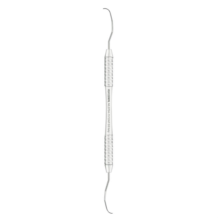 Asa Dental ML0704-11/12AF - зонд N11/12AF двусторонний изогнутый Leonardo с полой легкой ручкой ML0704-11/12AF - фото 346698