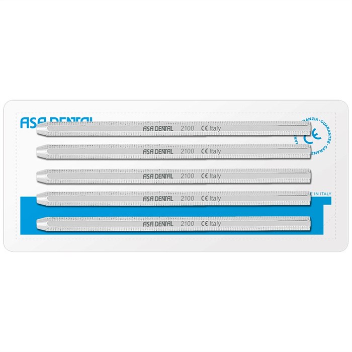 Asa Dental S2100 - ручка для зеркал восьмигранная, набор из 5 штук S2100 - фото 346793