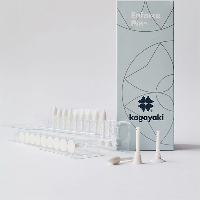 "Полиры Kagayaki Enforce Pin"" 125 (диск, пуля, чашка - белый) - 30 шт" EP125/1-2-3 - фото 347491