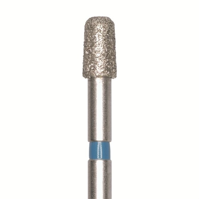 Бор алмазный 846KR 025 FG, синий, 5 шт. Форма: конус с закругленным концом 846KR.FG.025 - фото 347707