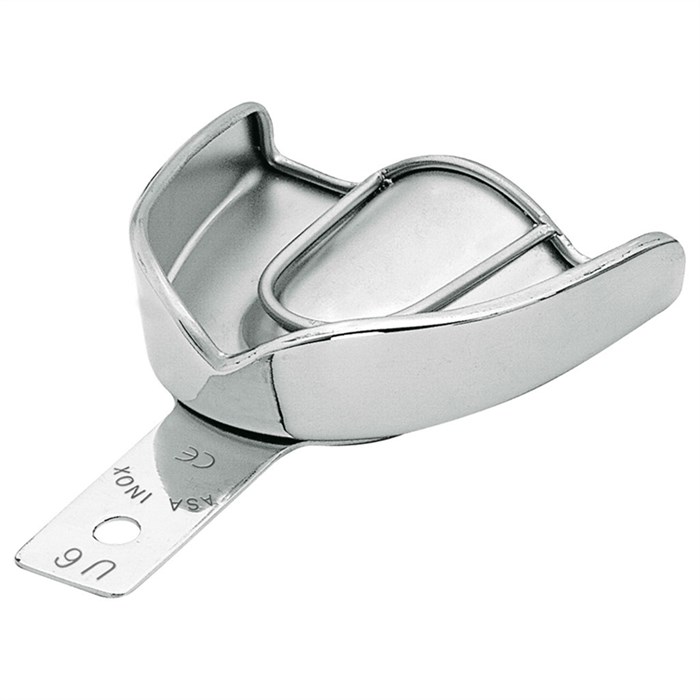 Asa Dental 2807S-U6 - ложка слепочная верхняя очень большая (XL) без перфорации с бортиками 2807S-U6 - фото 347955