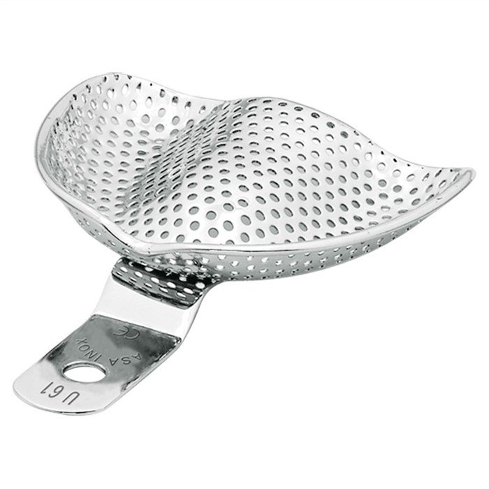 Asa Dental 2806-U61 - ложка слепочная верхняя большая (L) с перфорацией для беззубых челюстей 2806-U61 - фото 347982