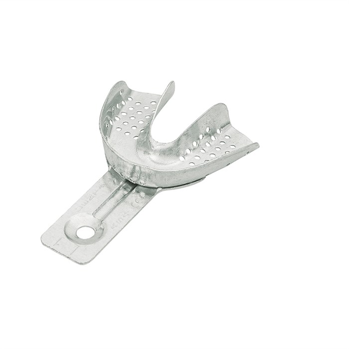 Asa Dental 2816-L1 - ложка слепочная нижняя малая (S) с перфораций без бортика, детская, из алюминия 2816-L1 - фото 347991