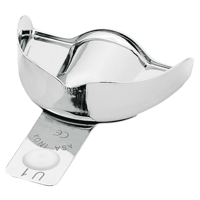 Asa Dental 2802-U1 - ложка слепочная верхняя детская (XXS) без перфорации без бортика 2802-U1 - фото 347995