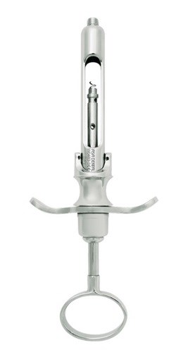 Asa Dental W0483-3 - шприц карпульный, с одним кольцом, ручная аспирация с метрической резьбой Asa Lady W0483-3 - фото 348700
