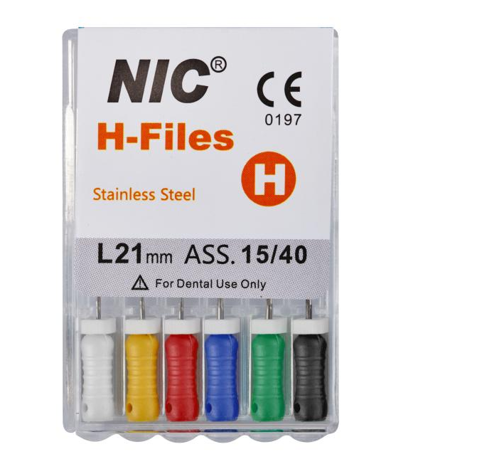 H-file Nic Superline № 030 28 мм, 6 шт. - ручной каналорасширитель BA1020406C - фото 349279