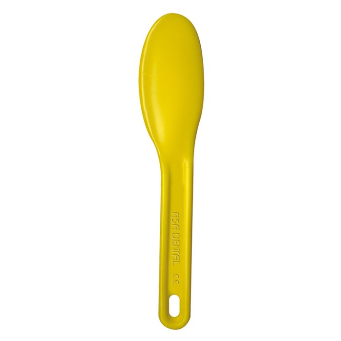 Asa Dental 5401-G - шпатель для гипса и альгинатов пластиковый, 19 см, желтый 5401-G - фото 351014