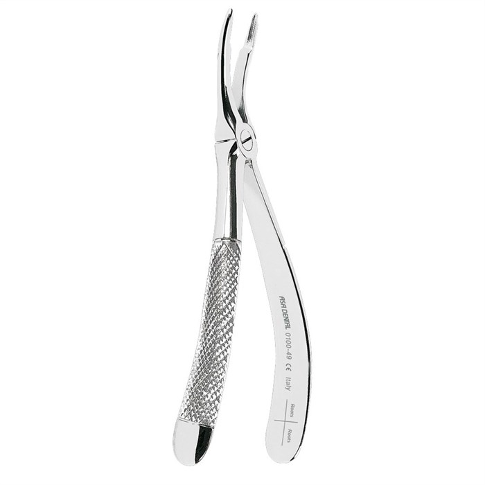 Asa Dental 0100-49 - щипцы N49 для верхних корней с зубчиками 0100-49 - фото 351252