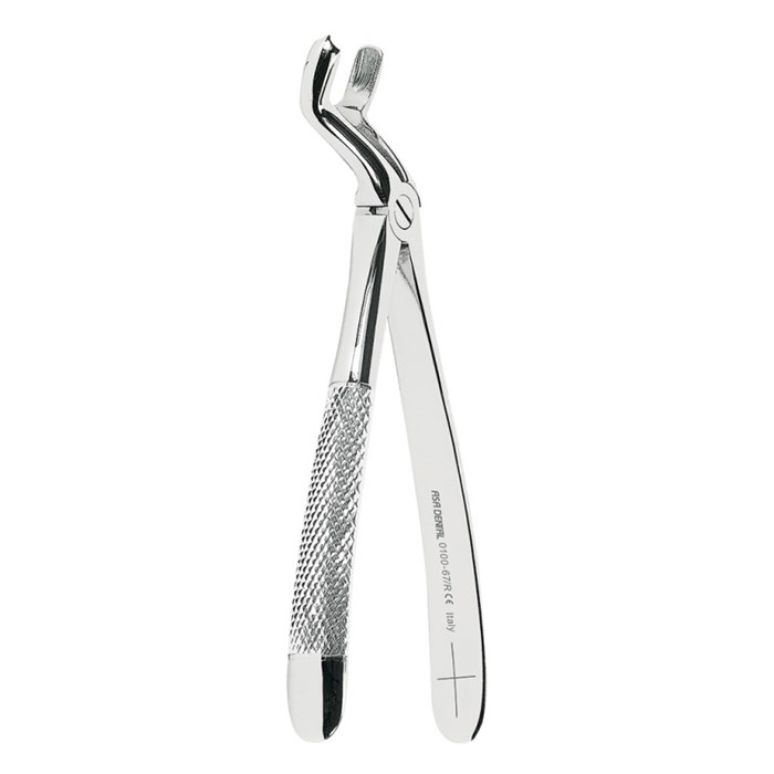 Asa Dental 0100-67/R - щипцы N67/R для восьмерок правые с зубчиками 0100-67/R - фото 351260