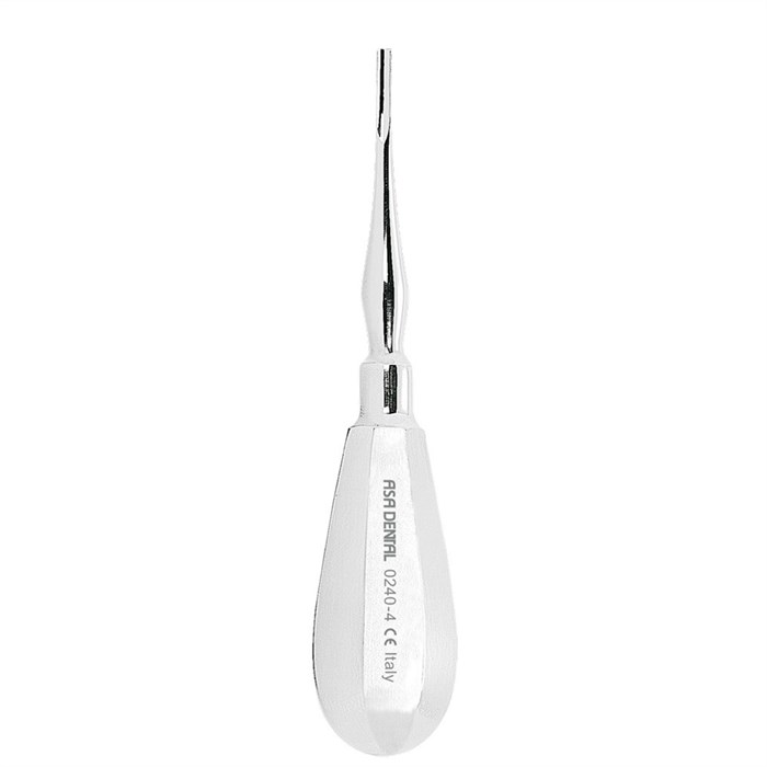 Asa Dental 0240-4 - элеватор для корней с ручкой из нержавеющей стали, 3 мм 0240-4 - фото 351309