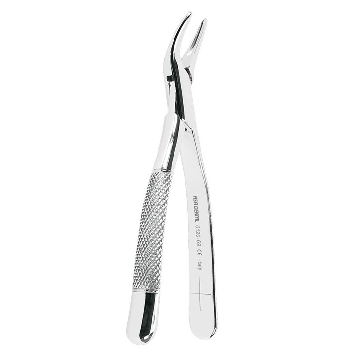 Asa Dental 0120-69 - щипцы N69 для удаления зубов для верхних и нижних корней 0120-69 - фото 351321
