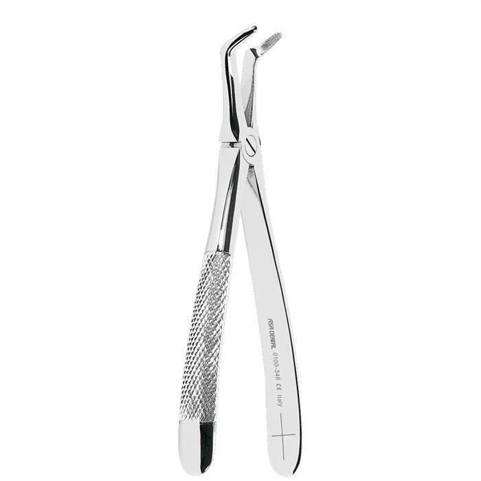 Asa Dental 0100-346 - щипцы N346 для нижних корней с зубчиками 0100-346 - фото 351347