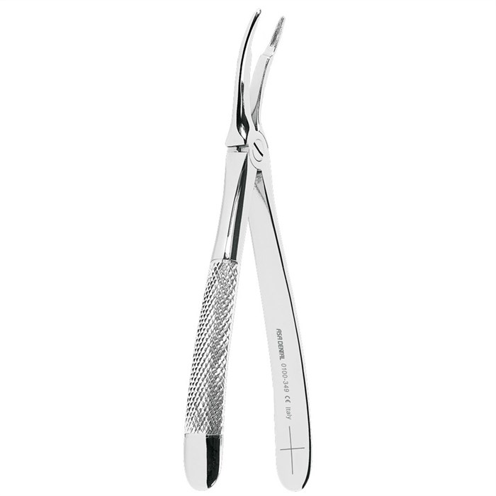 Asa Dental 0100-349 - щипцы N349 для верхних корней с зубчиками 0100-349 - фото 351457
