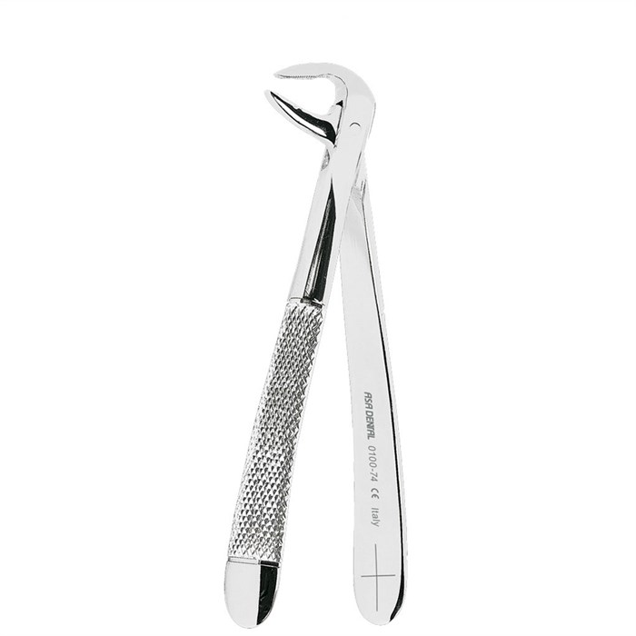 Asa Dental 0100-74 - щипцы N74 для нижних корней с зубчиками 0100-74 - фото 351463