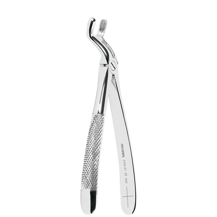 Asa Dental 0100-67 - щипцы N67 для удаления зубов для верхних моляров с зубчиками 0100-67 - фото 351465