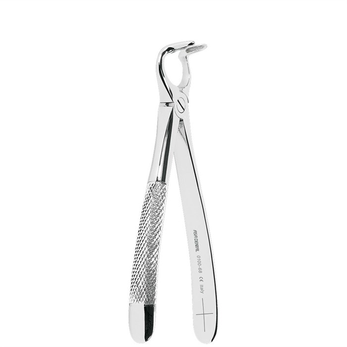 Asa Dental 0100-68 - щипцы N68 для нижних корней с зубчиками 0100-68 - фото 351469