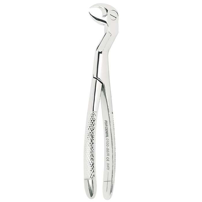 Asa Dental 0100-86/R - щипцы N86R для нижних правых восьмерок с зубчиками 0100-86/R - фото 351474
