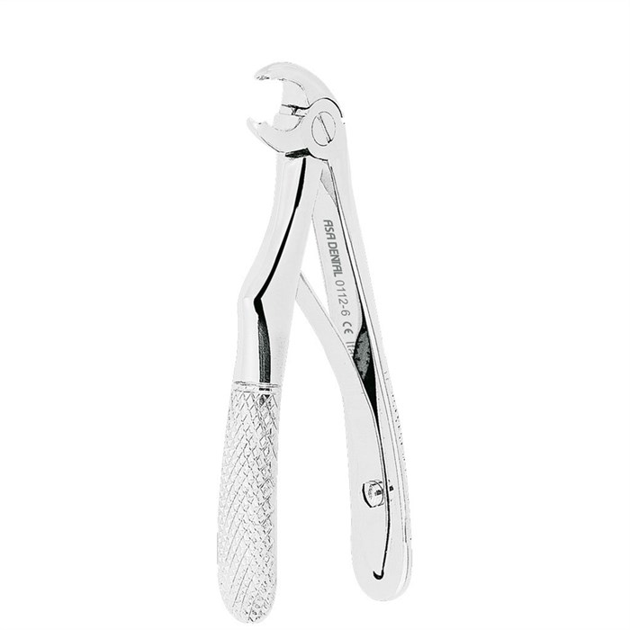 Asa Dental 0112-6 - щипцы N6 для удаления для нижних моляров, детские 0112-6 - фото 351475