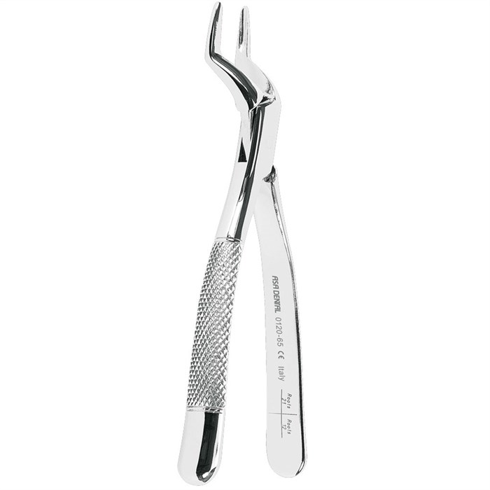Asa Dental 0120-65 - щипцы N65 для удаления зубов для верхних резцов и корней 0120-65 - фото 351481