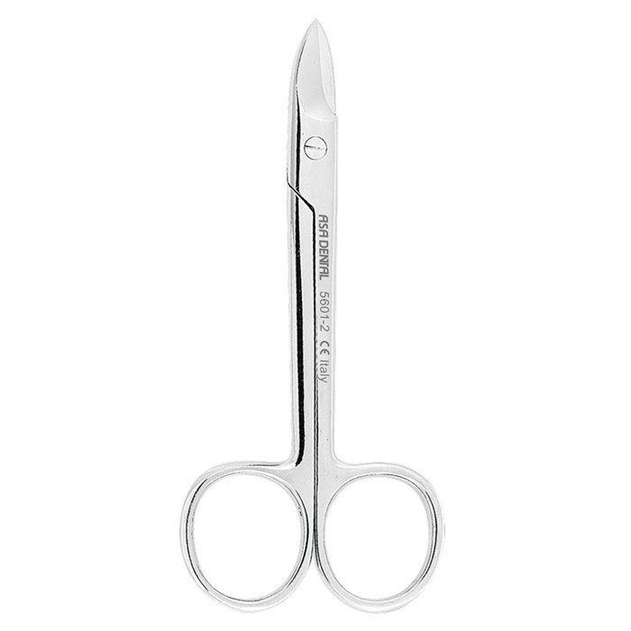 Asa Dental 5601-2 - ножницы коронковые с загибом, 10,5 см 5601-2 - фото 351609