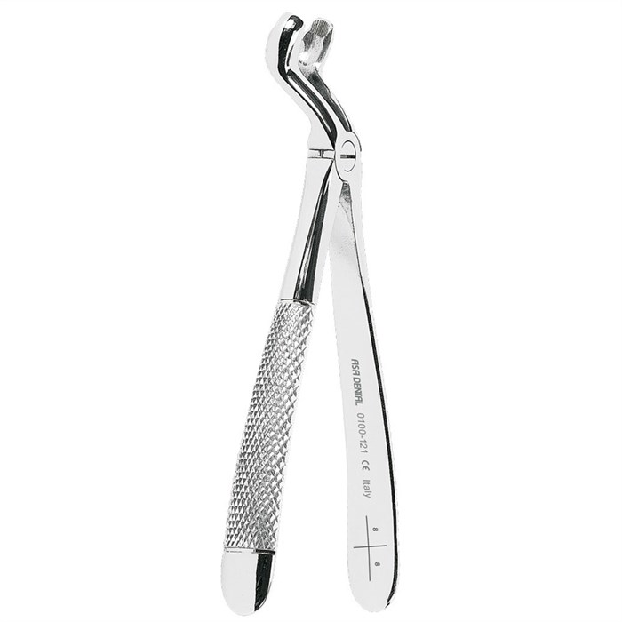 Asa Dental N121 - щипцы для удаления зубов, для верхних моляров, с зубчиками 0100-121 - фото 351610