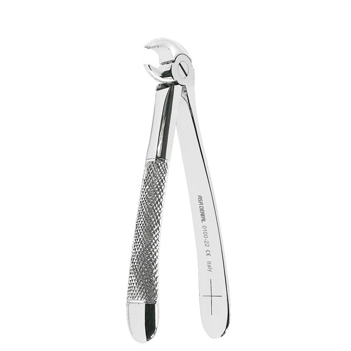 Asa Dental 0100-22 - щипцы N22 для удаления зубов для нижних моляров с зубчиками 0100-22 - фото 351622