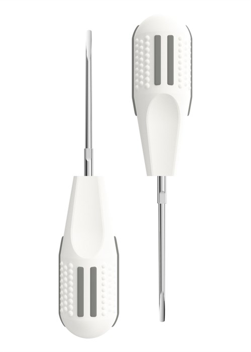 Периотом IDEAL прямой корневой элеватор # 3R, серебро, 3 мм 0280-3R - фото 351719