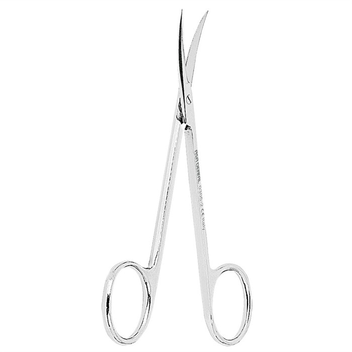Asa Dental 0305-2 - ножницы для десны изогнутые по плоскости, 11,5 см 0305-2 - фото 351720