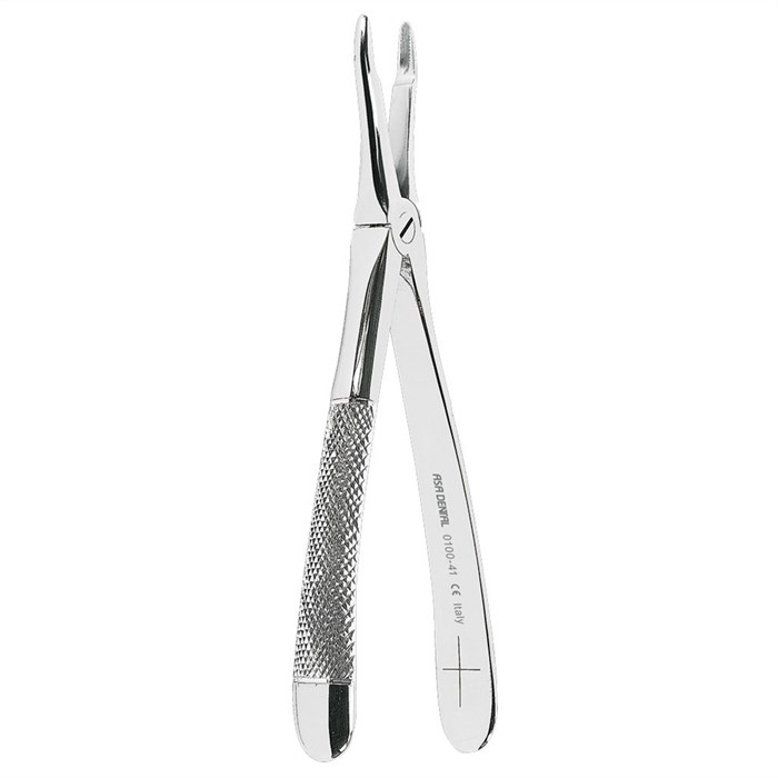 Asa Dental 0100-41 - щипцы N41 для верхних корней с зубчиками 0100-41 - фото 351798