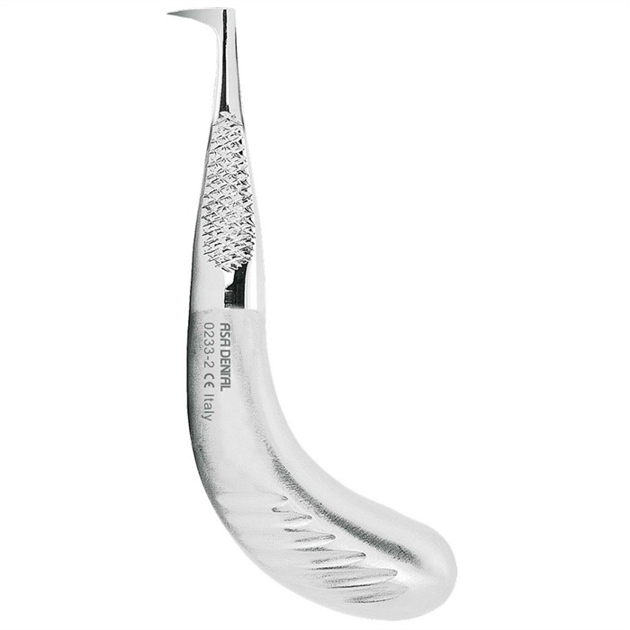 Asa Dental 0233-2 - элеватор N2 флажок заостренный к себе 0233-2 - фото 351819
