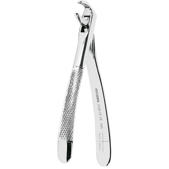 Asa Dental 0100-75 - щипцы N75 для удаления зубов клыков и премоляров 0100-75 - фото 351870
