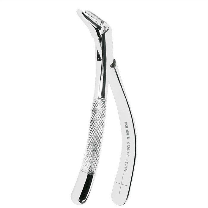 Asa Dental 0120-151 - щипцы N151 для удаления для нижних резцов, премоляров, корней 0120-151 - фото 351872