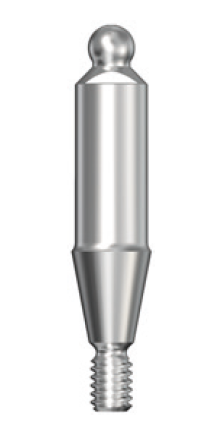 Абатмент Astra Tech шаровидный  4.5/5.0, высота десны 8 мм (Ball Abutment 4.5/5.0, H - 8 mm). 24423 - фото 356041