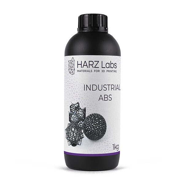 Фотополимер HARZ Labs indastrial ABC Resin black для LCD/DLP принтеров, 1 литр indastrialabs - фото 360444