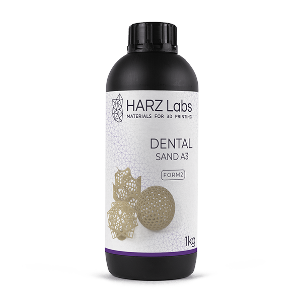 Фотополимер Dental Sand A3 для SLA/Form2 принтеров, 1 литр DentalSandA3SLA - фото 360997